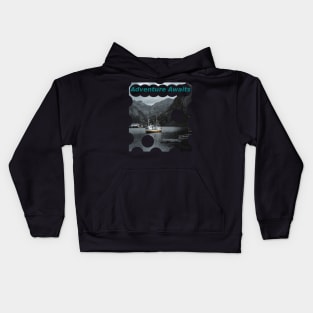 Adventure Awaits Kids Hoodie